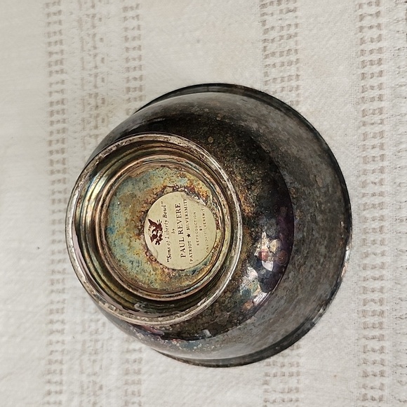 Paul Revere silver plated bowl oneida reproduction - Picture 4 of 6